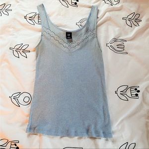 Blue Gap tank top